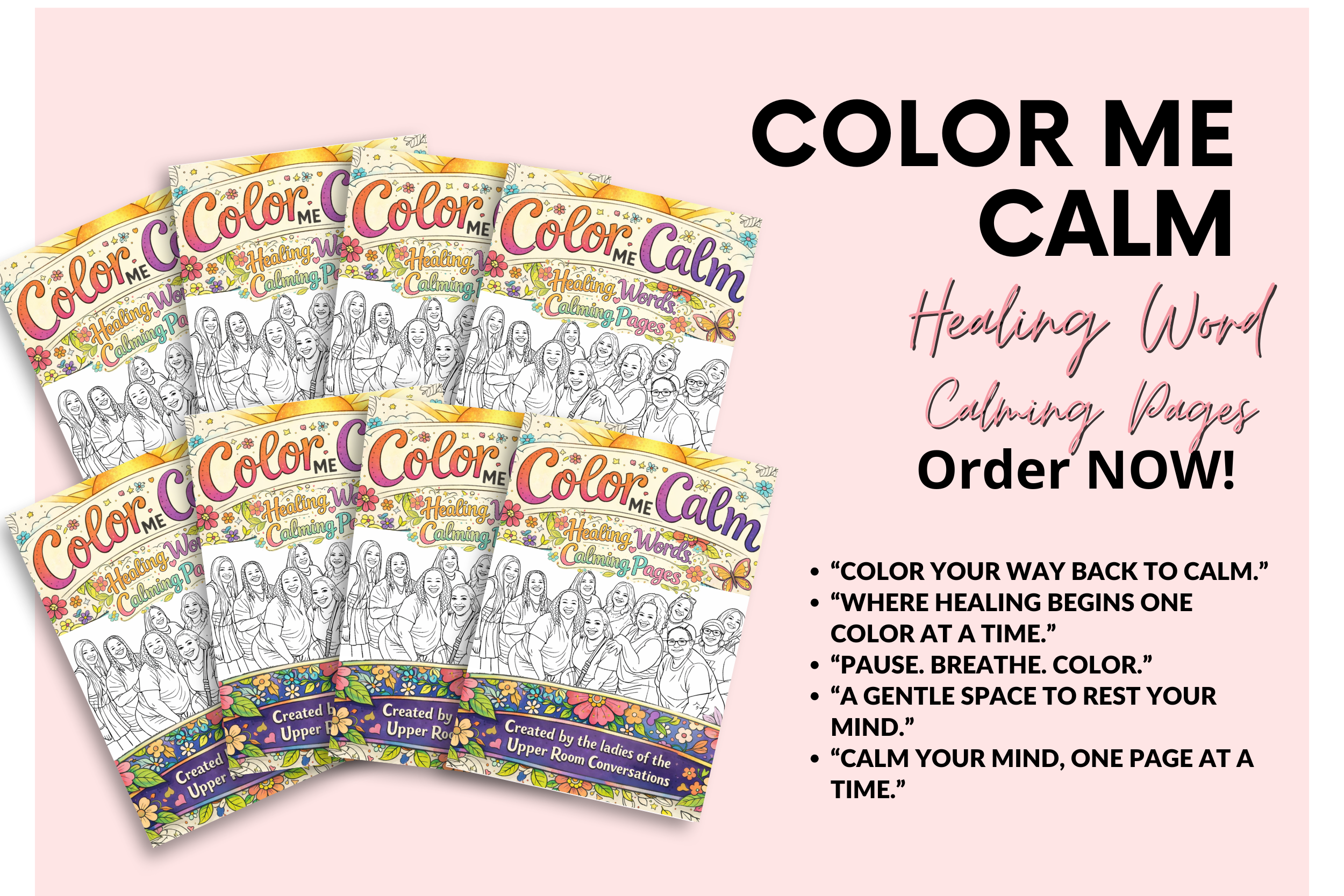 Color me Calm "Healing Words & Calming Pages Coloring book
