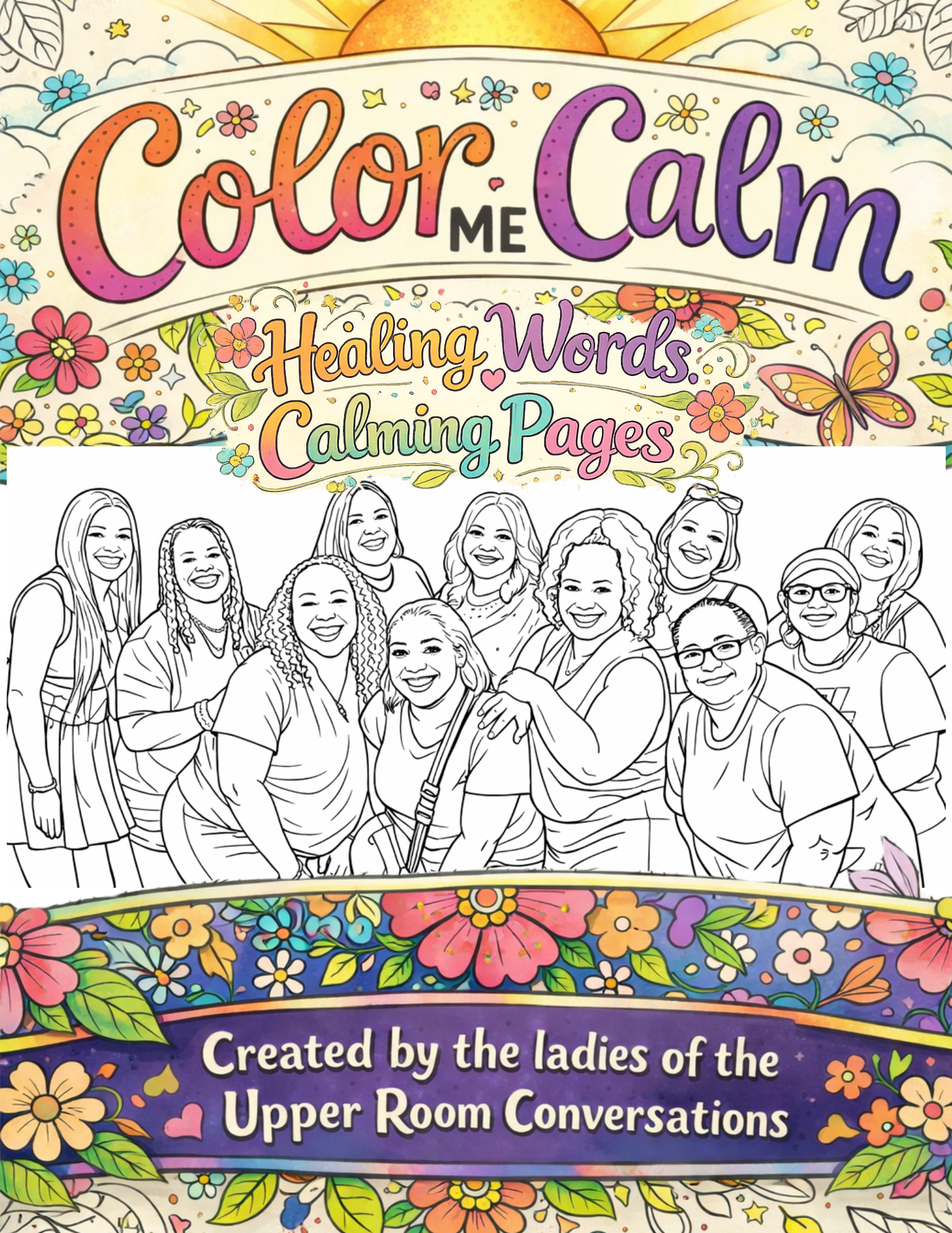 Color me Calm "Healing Words & Calming Pages Coloring book