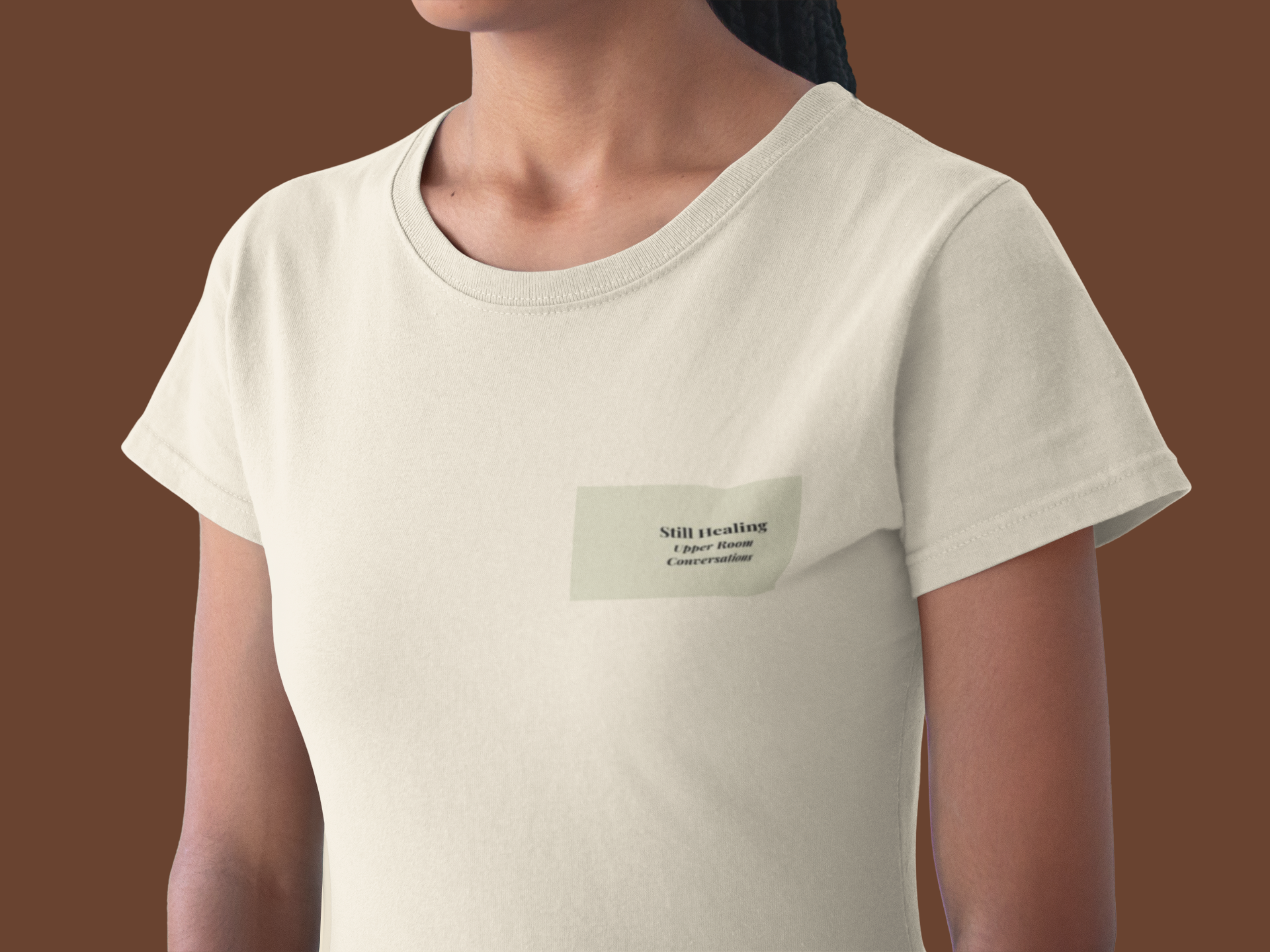 Beige “To the Person Behind Me” Inspirational Tee